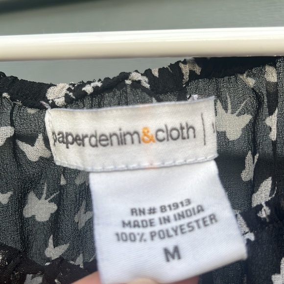 Paper Denim Cloth Top - Picture 3 of 6